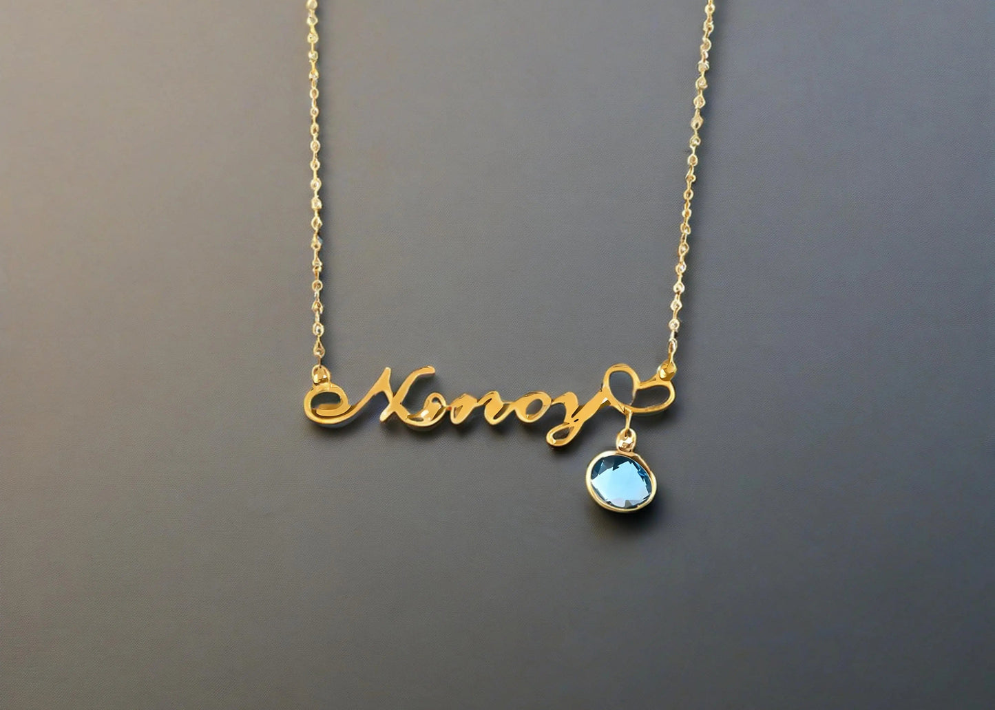 Birthstone Custom Necklace