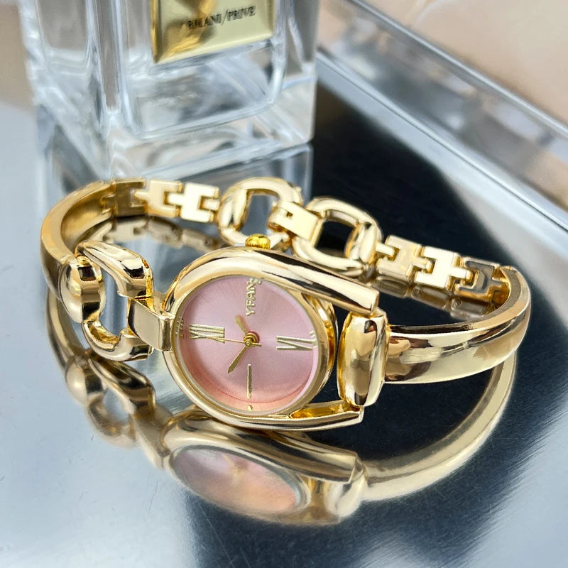 Retro Button Quartz Watch