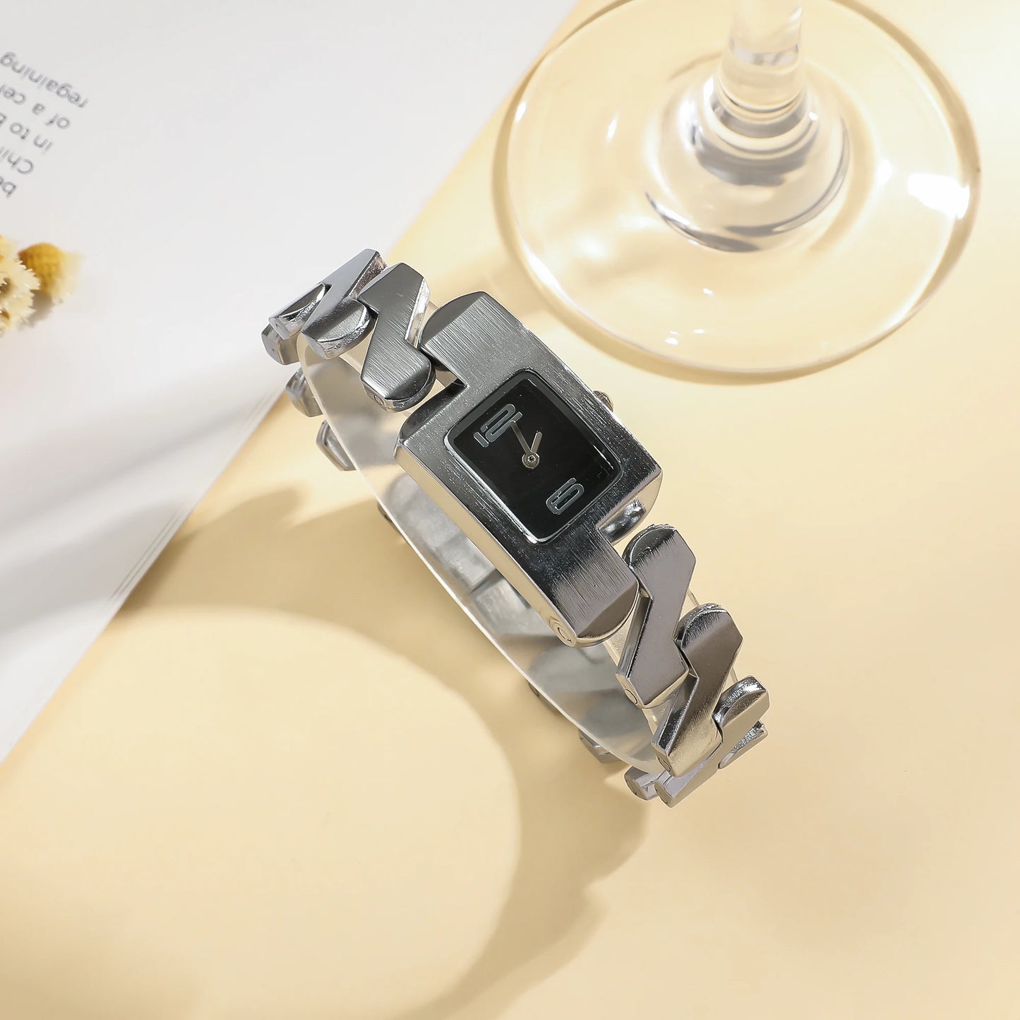 Vintage-Inspired Gold Bracelet Watch