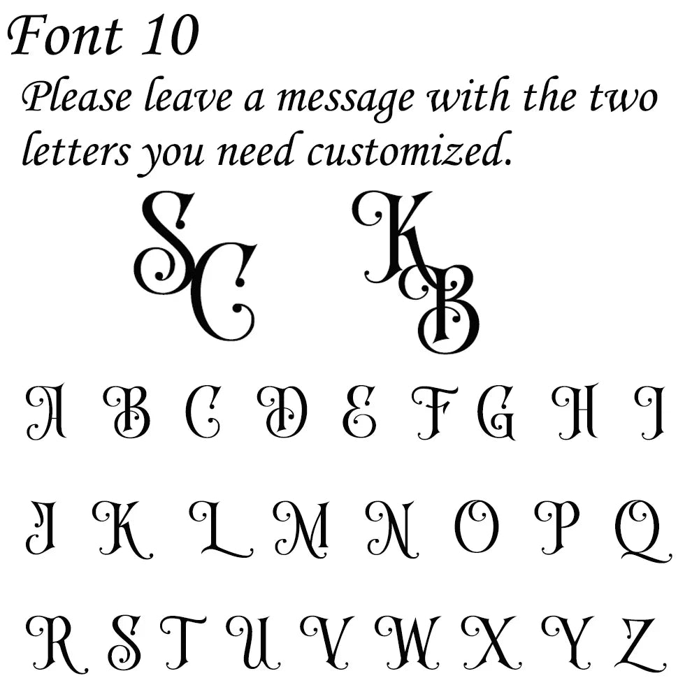 Cora Custom InItial Cufflinks