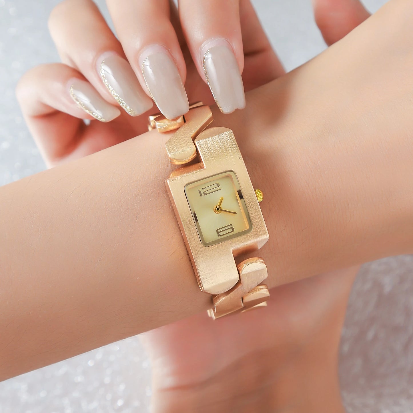 Vintage-Inspired Gold Bracelet Watch
