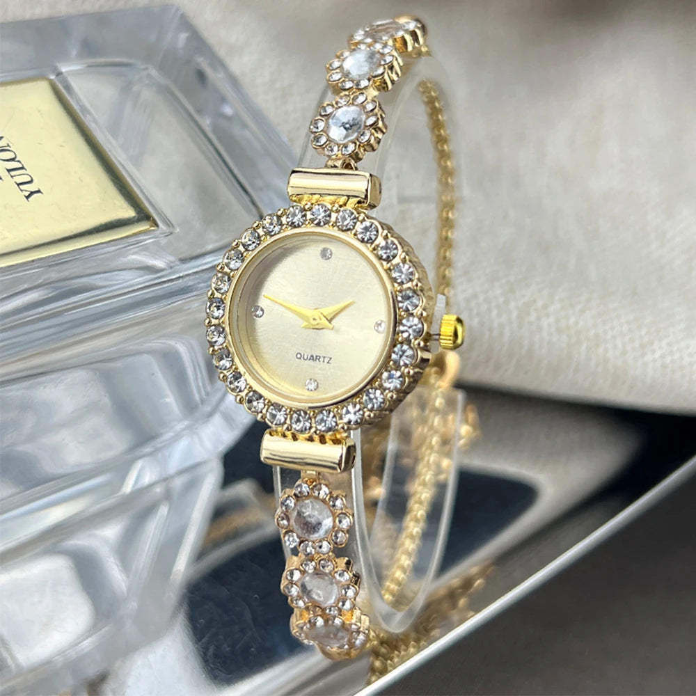 Crystal Dial Bracelet Watch