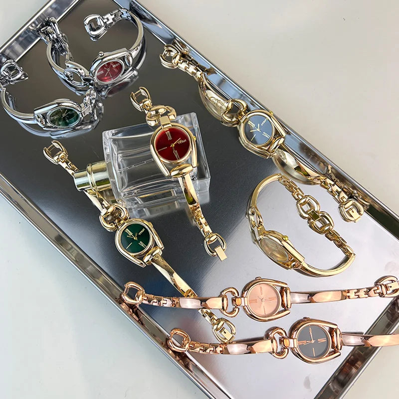 Retro Button Quartz Watch