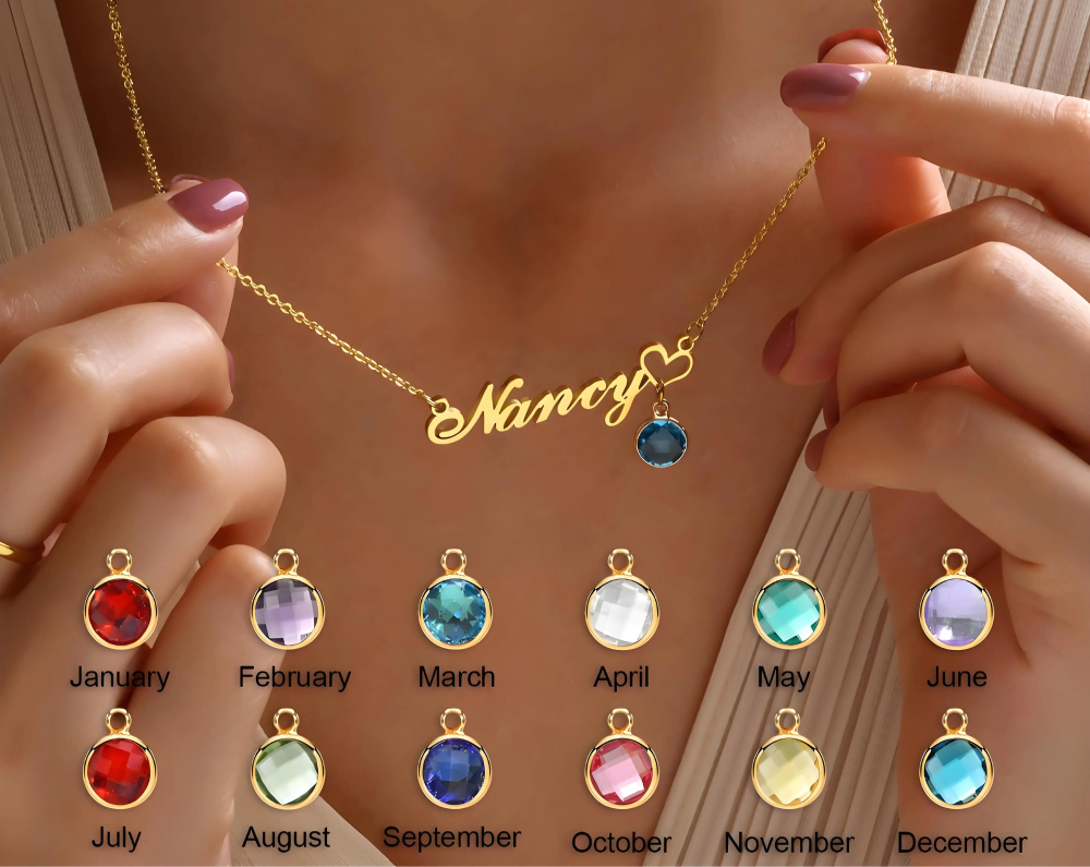 Birthstone Custom Necklace