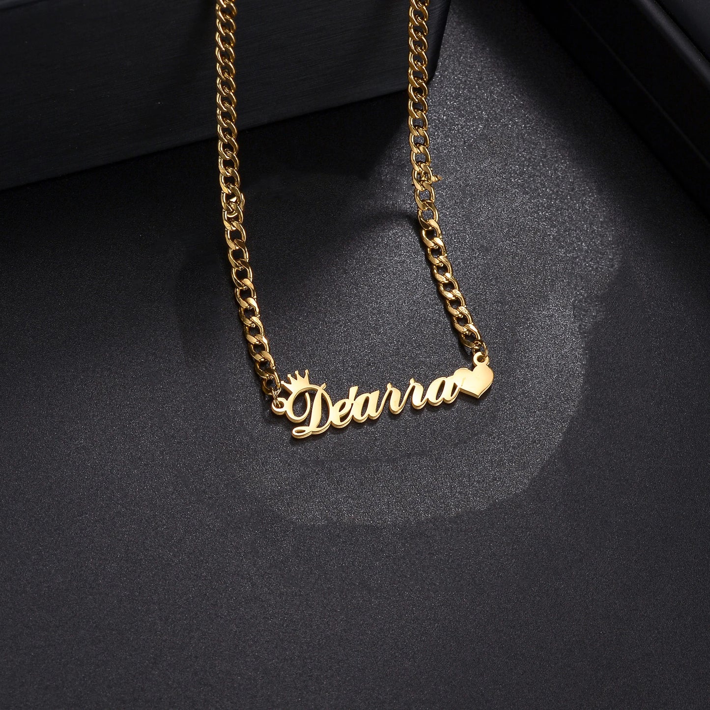 Custom Engraved Children's Name Jewelry Set