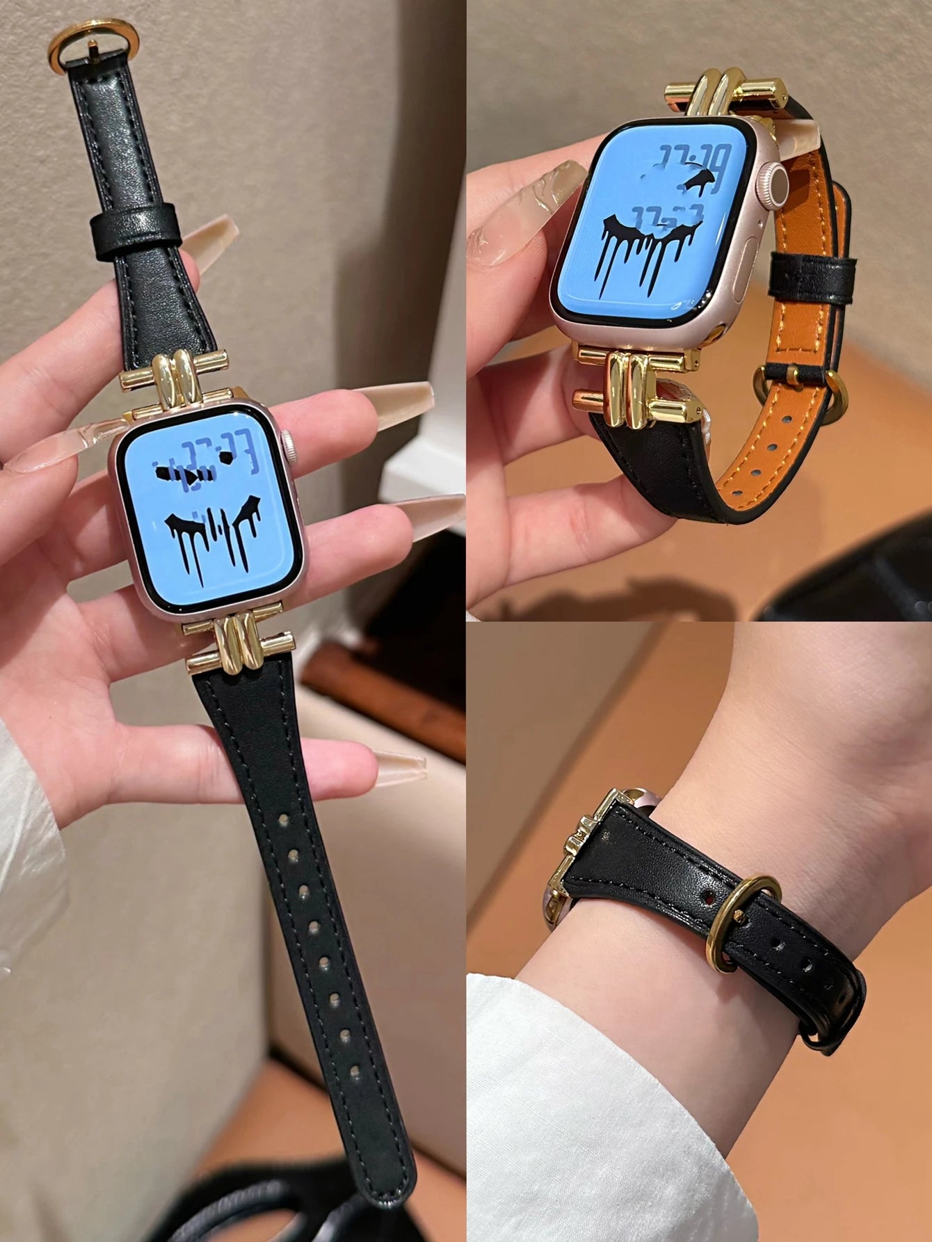 Elegant Leather loop Apple Watch band