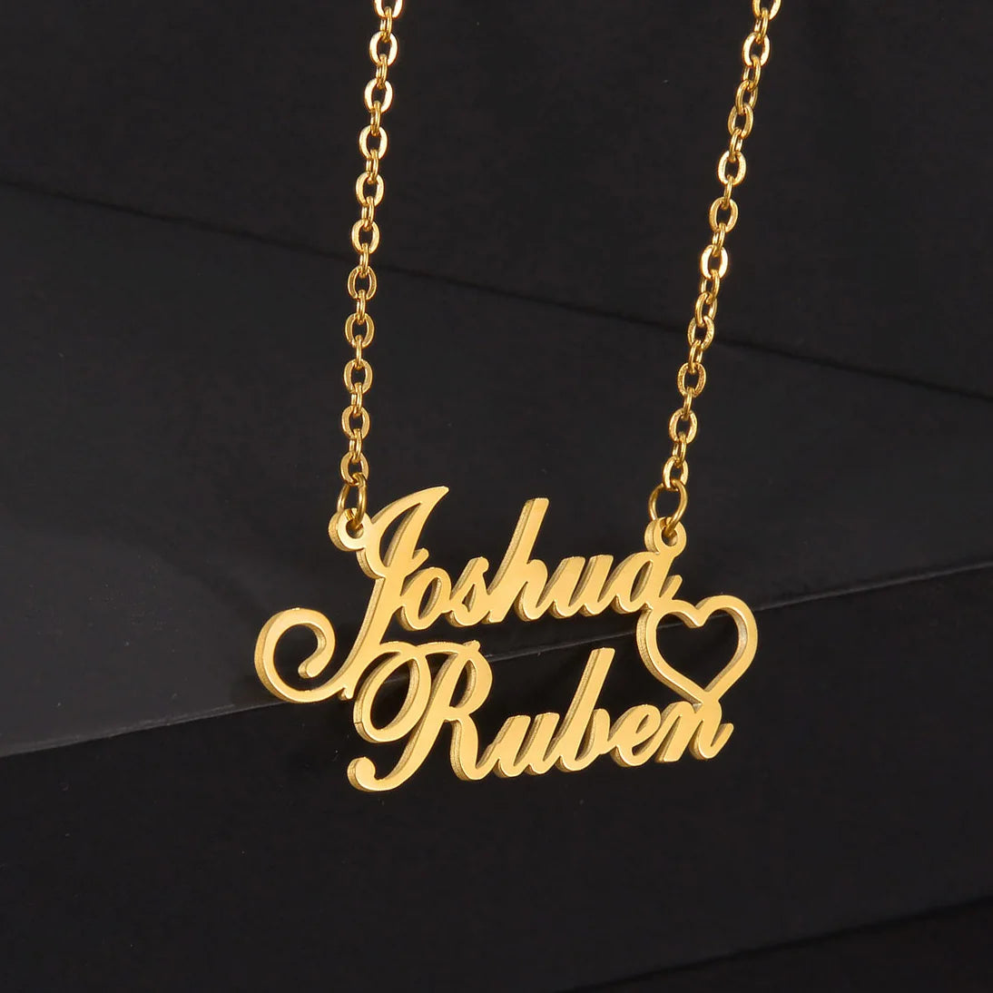 Euphoria Custom 2 Names Pendant Necklace