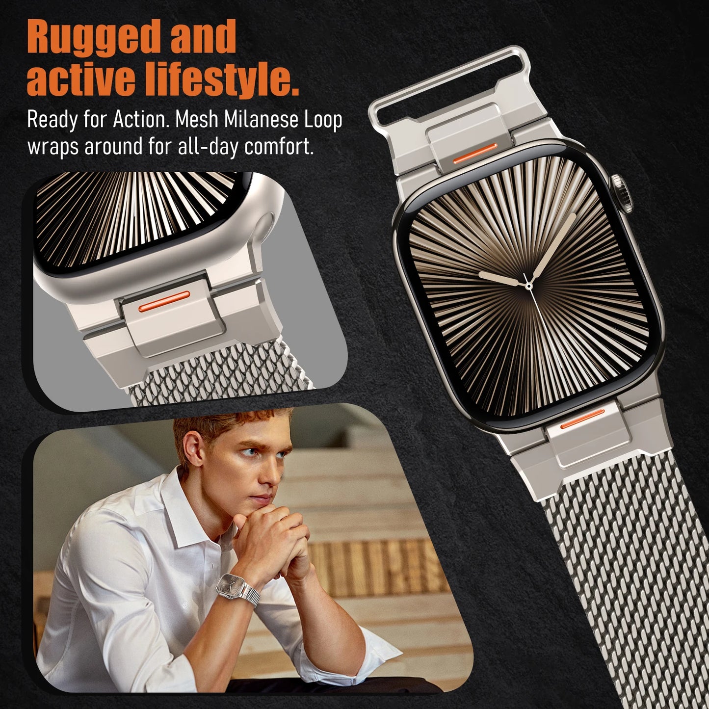 Milano Mesh Watch Band