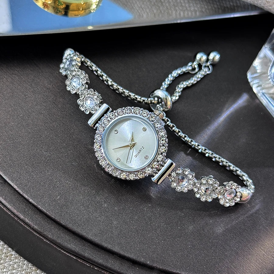 Crystal Dial Bracelet Watch