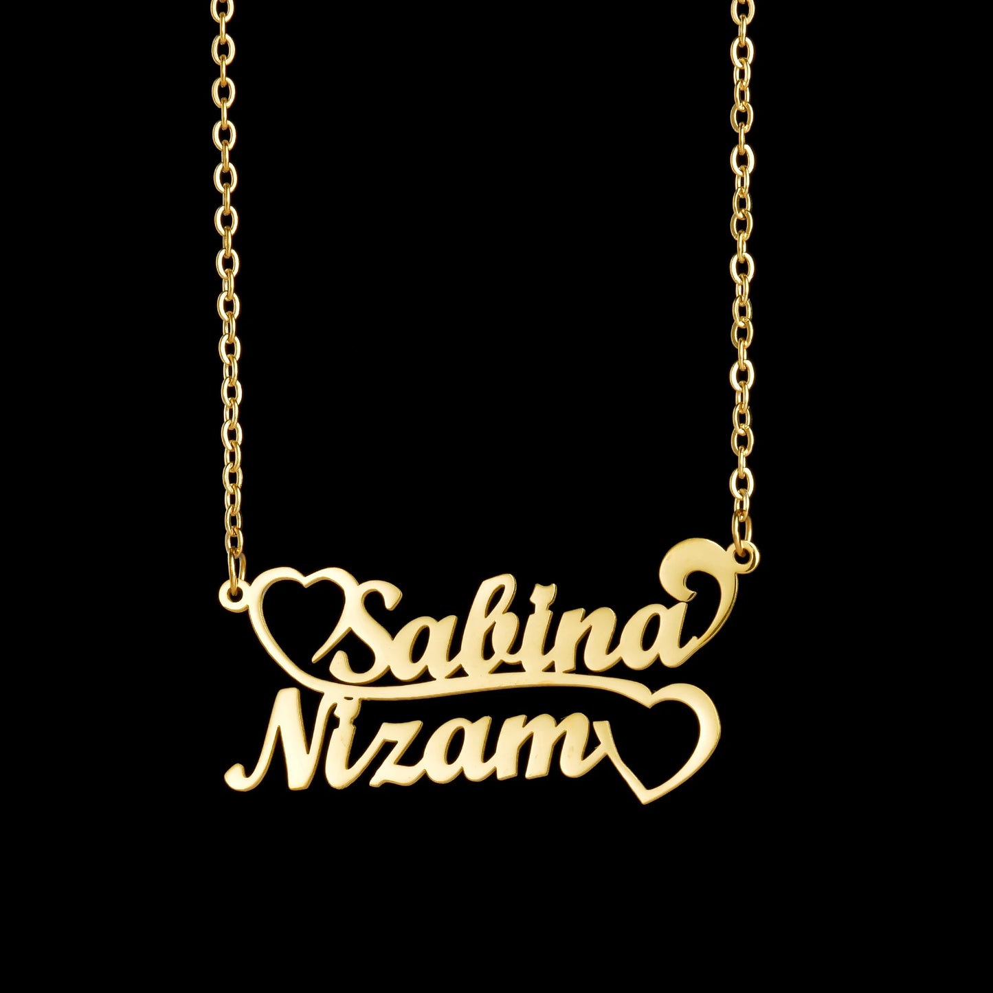 Euphoria Custom 2 Names Pendant Necklace