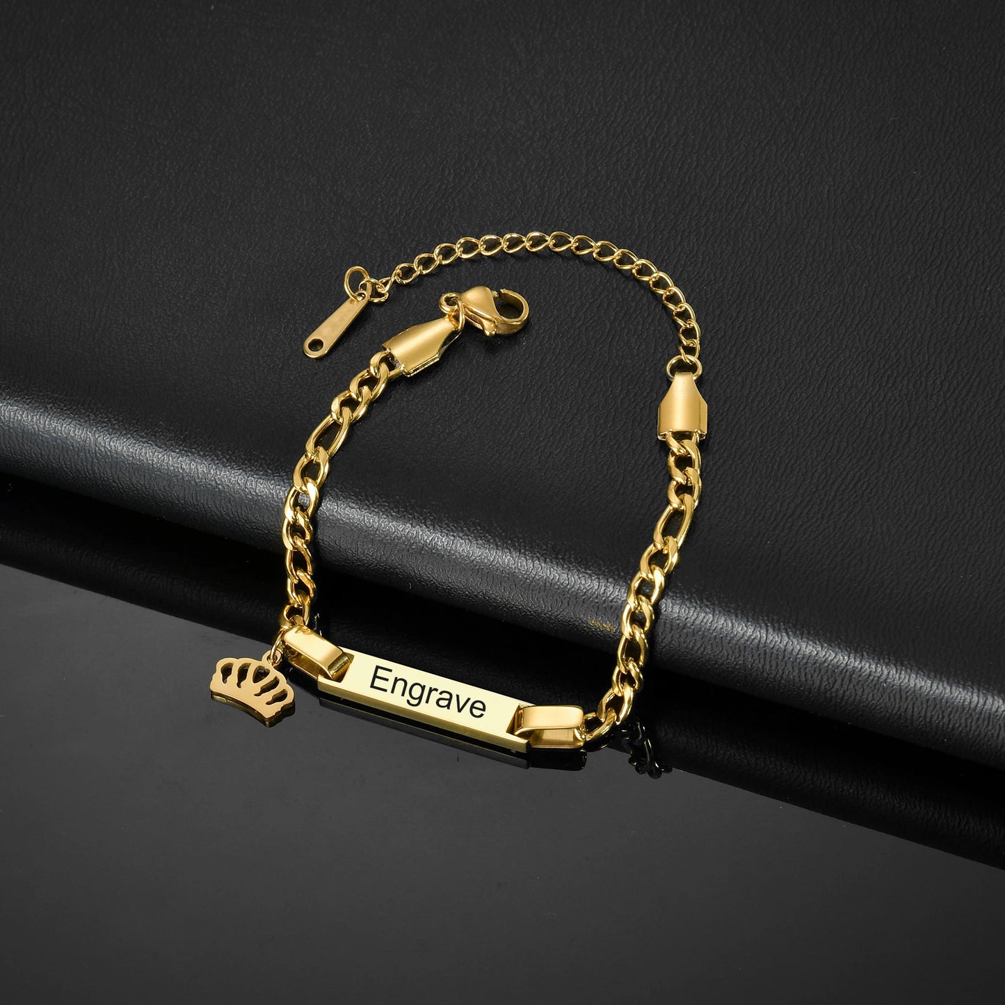 Custom Engraved Children's Name Jewelry Set