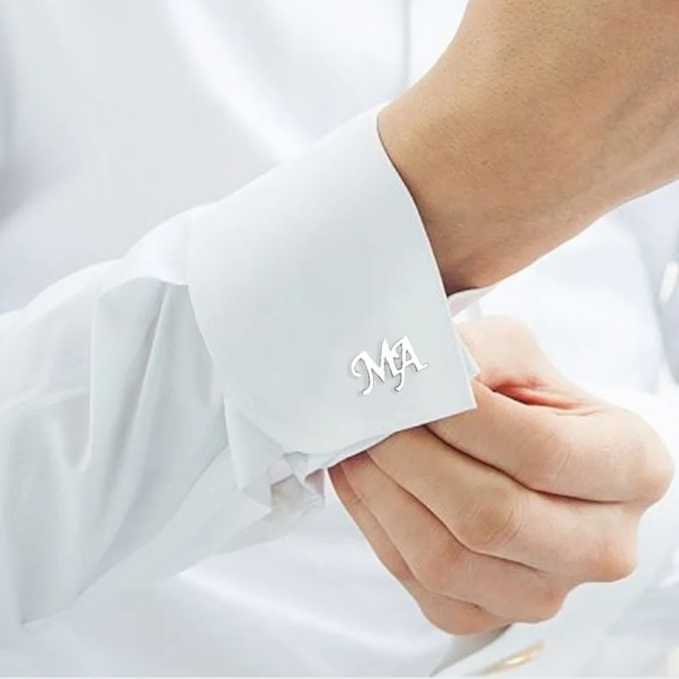 Cora Custom InItial Cufflinks