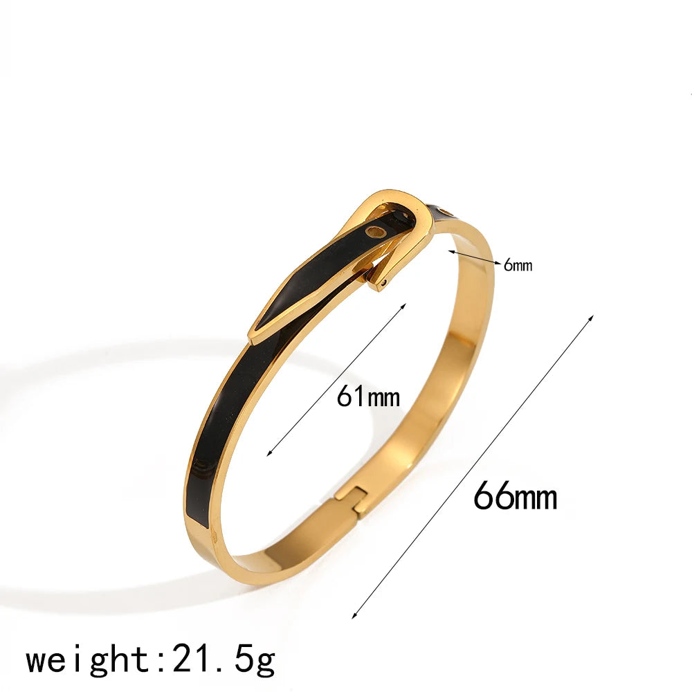 Belt shape Adjustable Bracelet