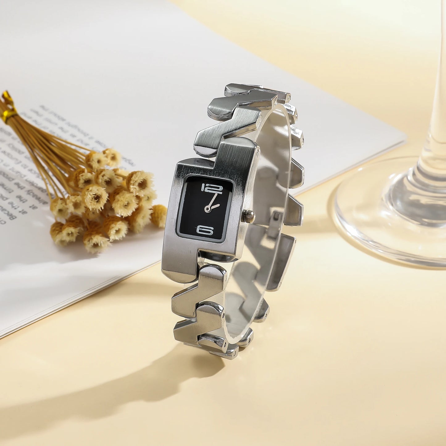 Vintage-Inspired Gold Bracelet Watch