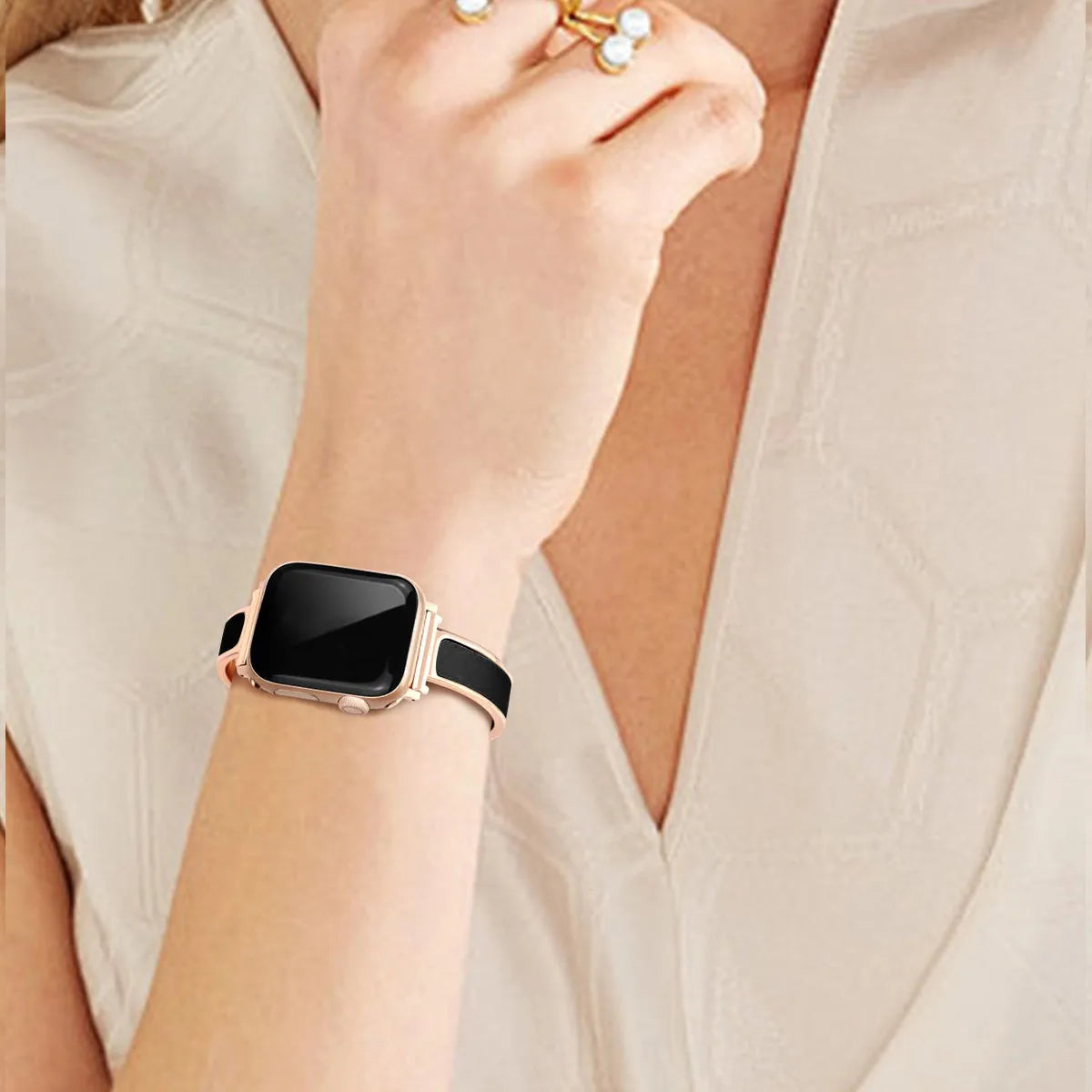 Classic & Modern Blend Apple Watch Bracelet Strap