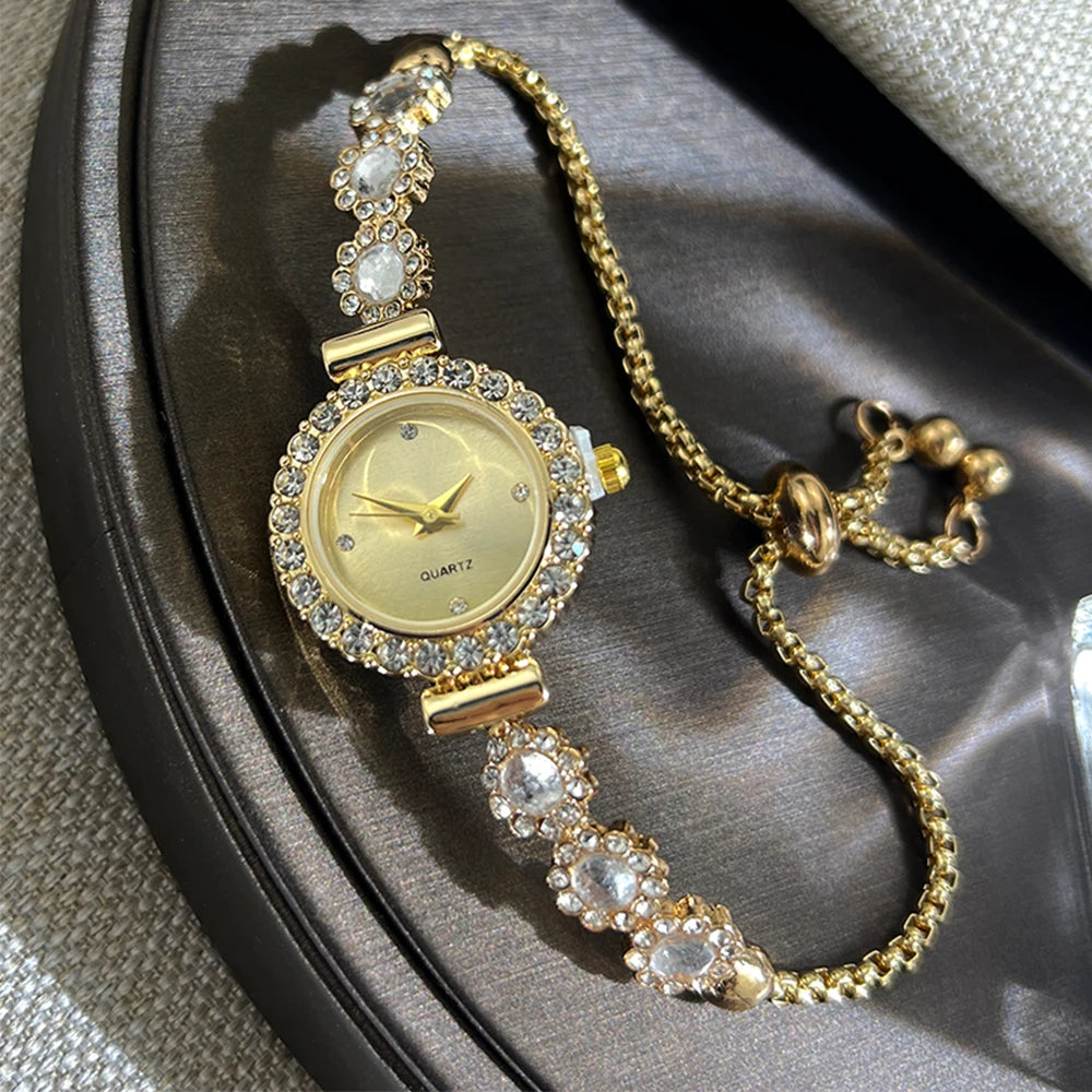 Crystal Dial Bracelet Watch