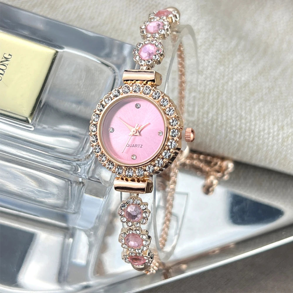 Crystal Dial Bracelet Watch