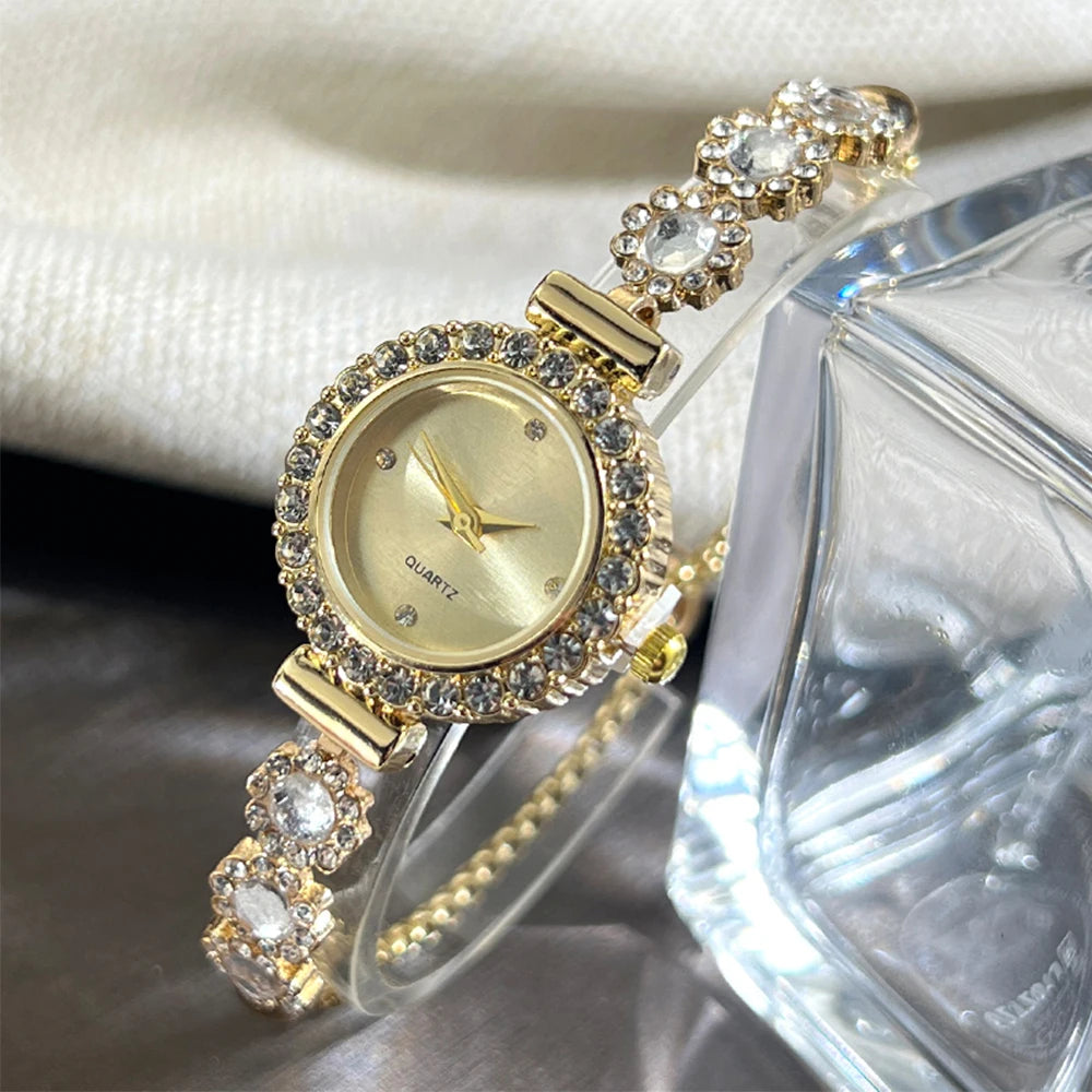 Crystal Dial Bracelet Watch
