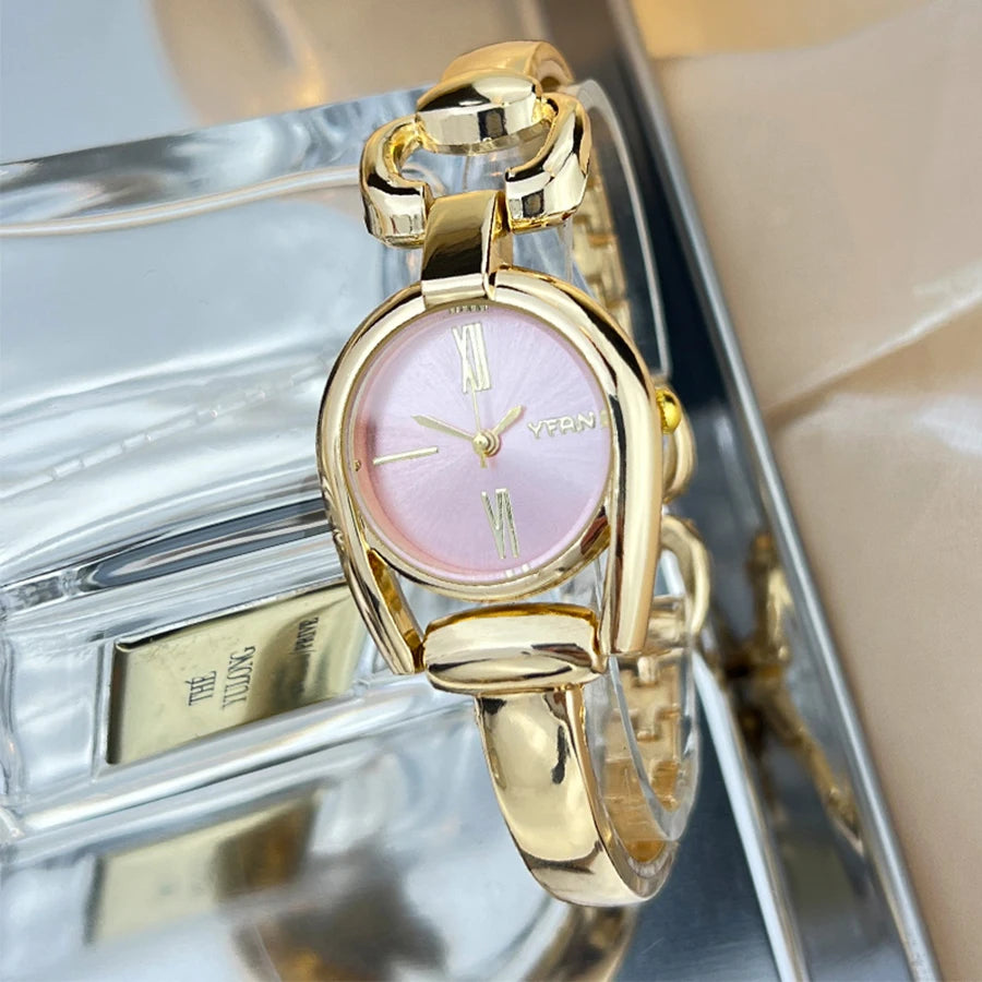 Retro Button Quartz Watch