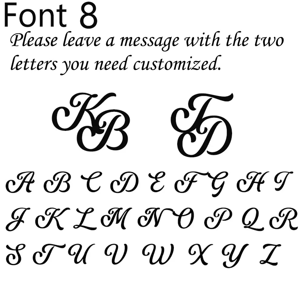 Cora Custom InItial Cufflinks