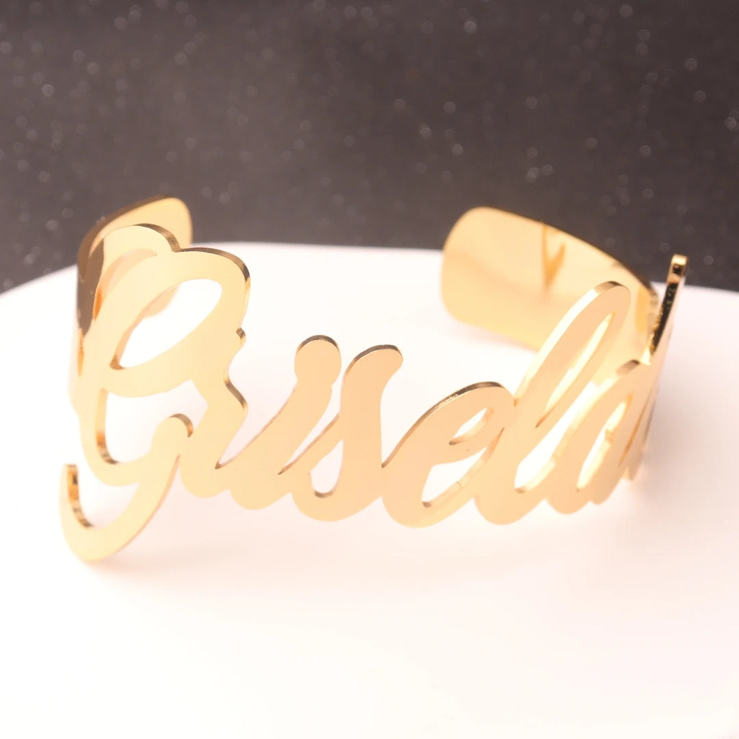 Custom Charm Name Bangle