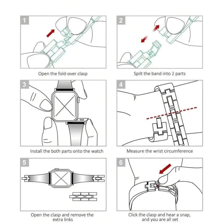 Celeste Clover Wand Band