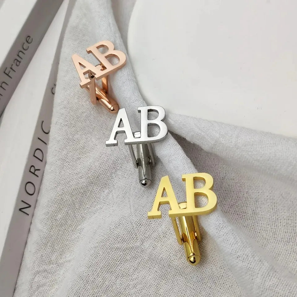 Cora Custom InItial Cufflinks